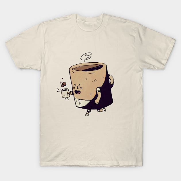 Coffee Coffee Coffee T-Shirt by Qakie